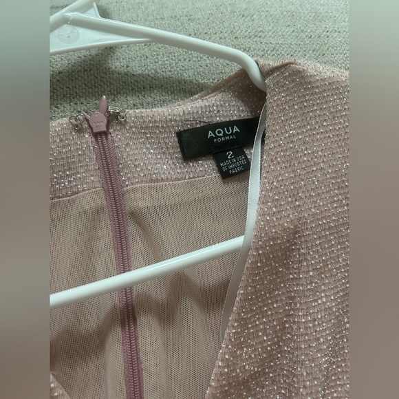 Aqua sparkle pink dress - Picture 4 of 5